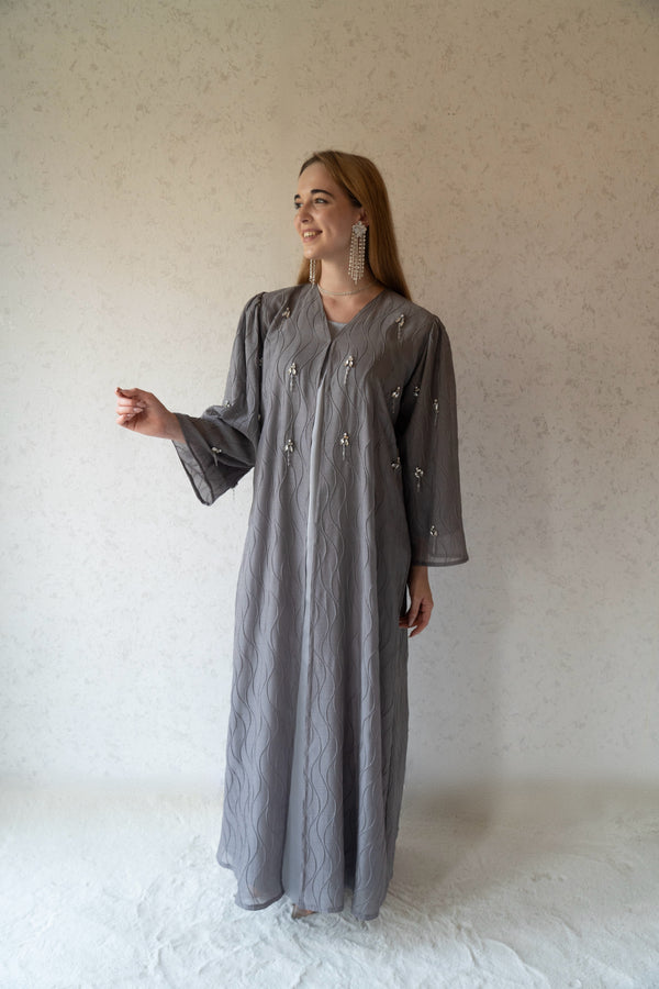 Crystal Waves Abaya with Sheila