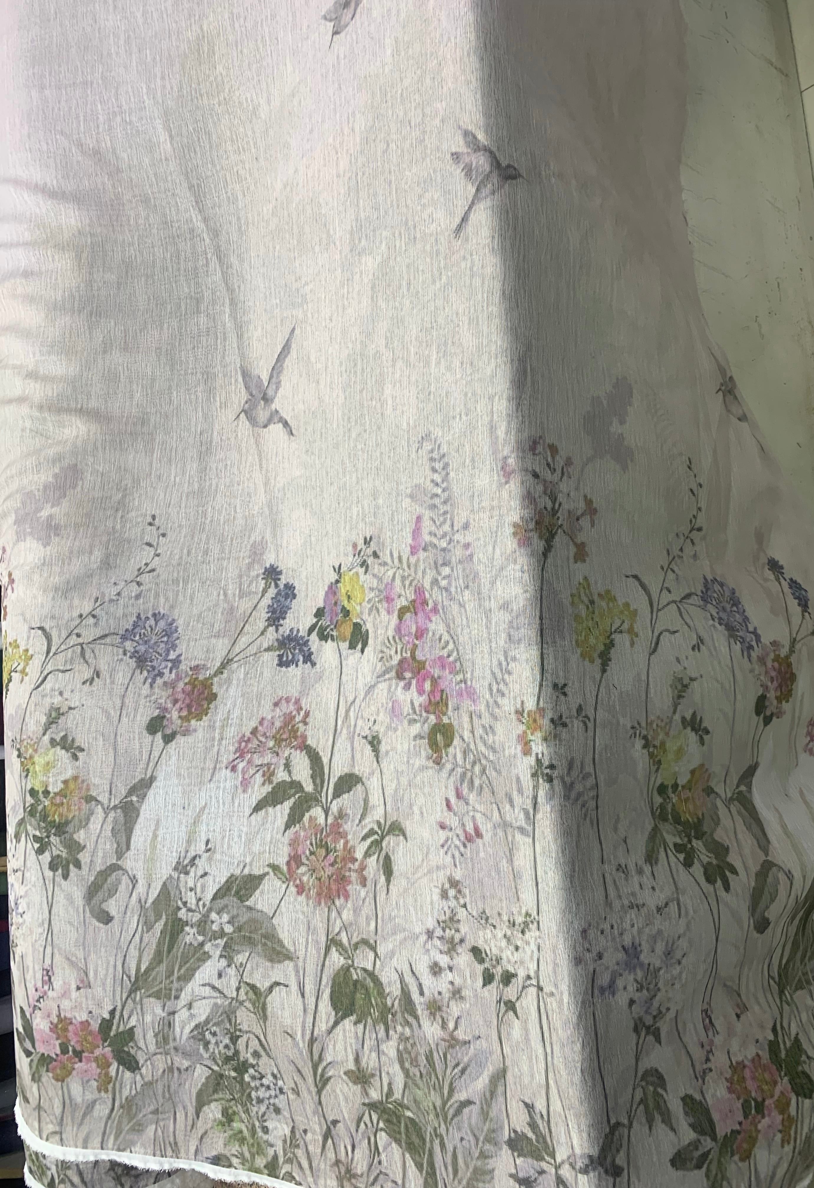 Foliage Serenity Abaya| Three Pieces Set.