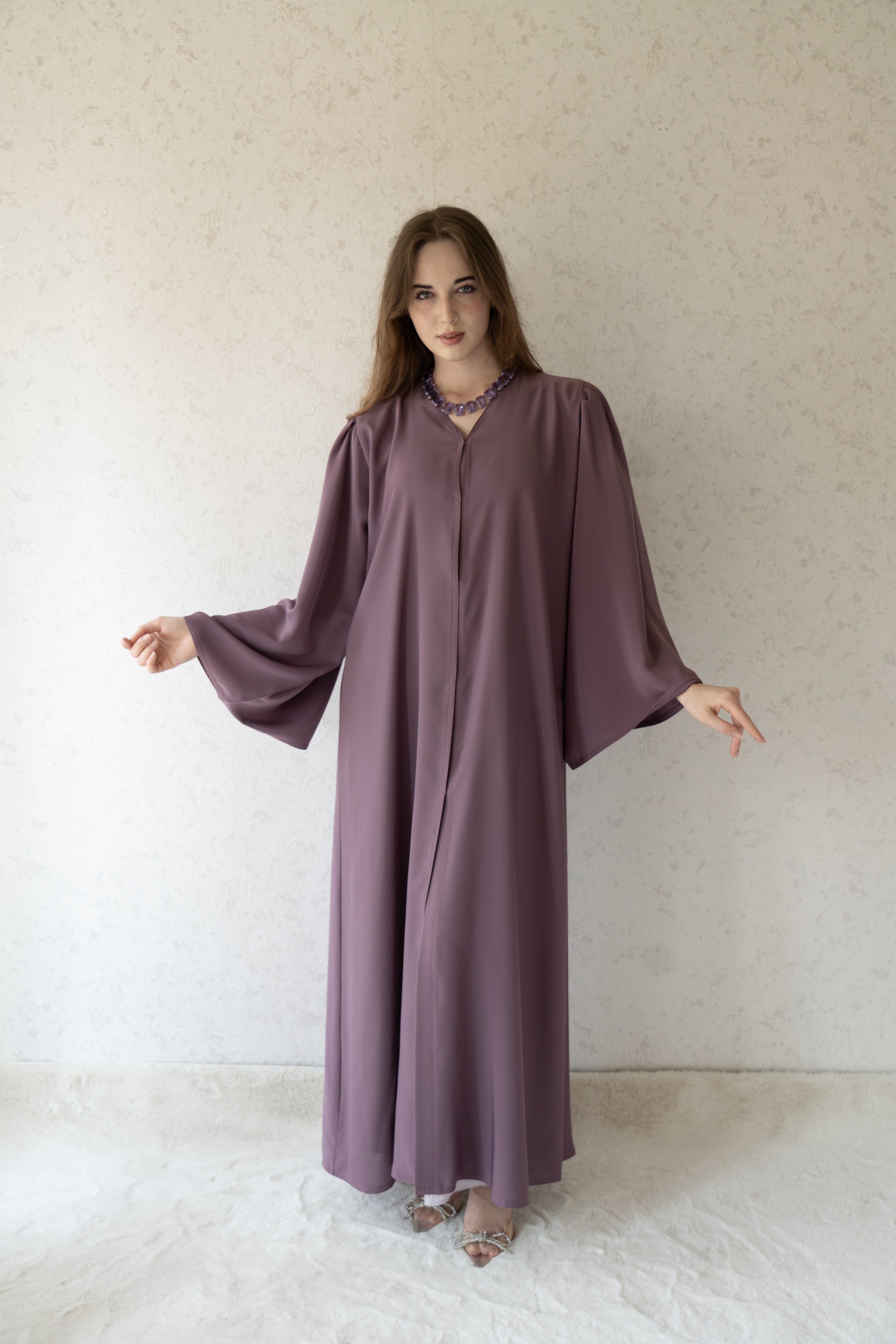 Purple Charm Abaya