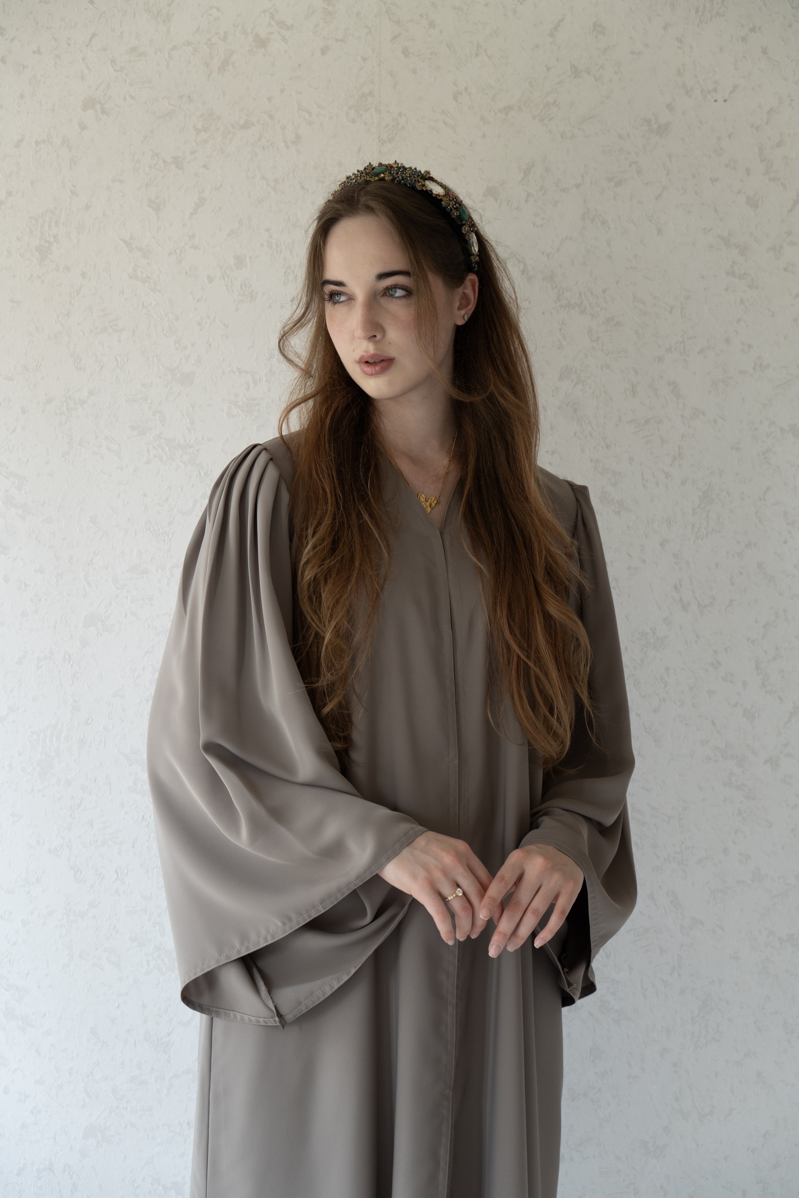 Chic Sage Green Abaya