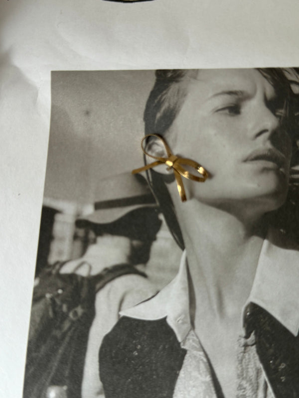 Luxurious Bow Knot short Earings