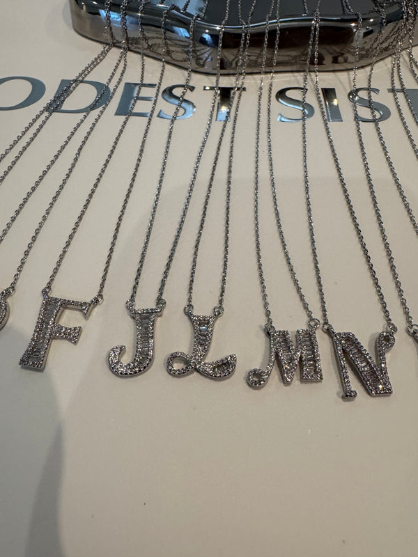 LUMI™ Signature Spark Letter Pendant Necklace