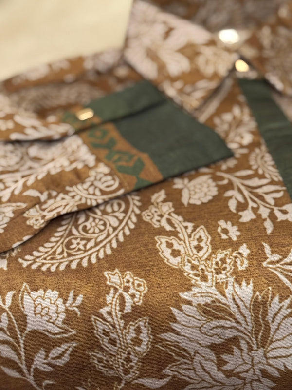 Olive Tapestry Shirt