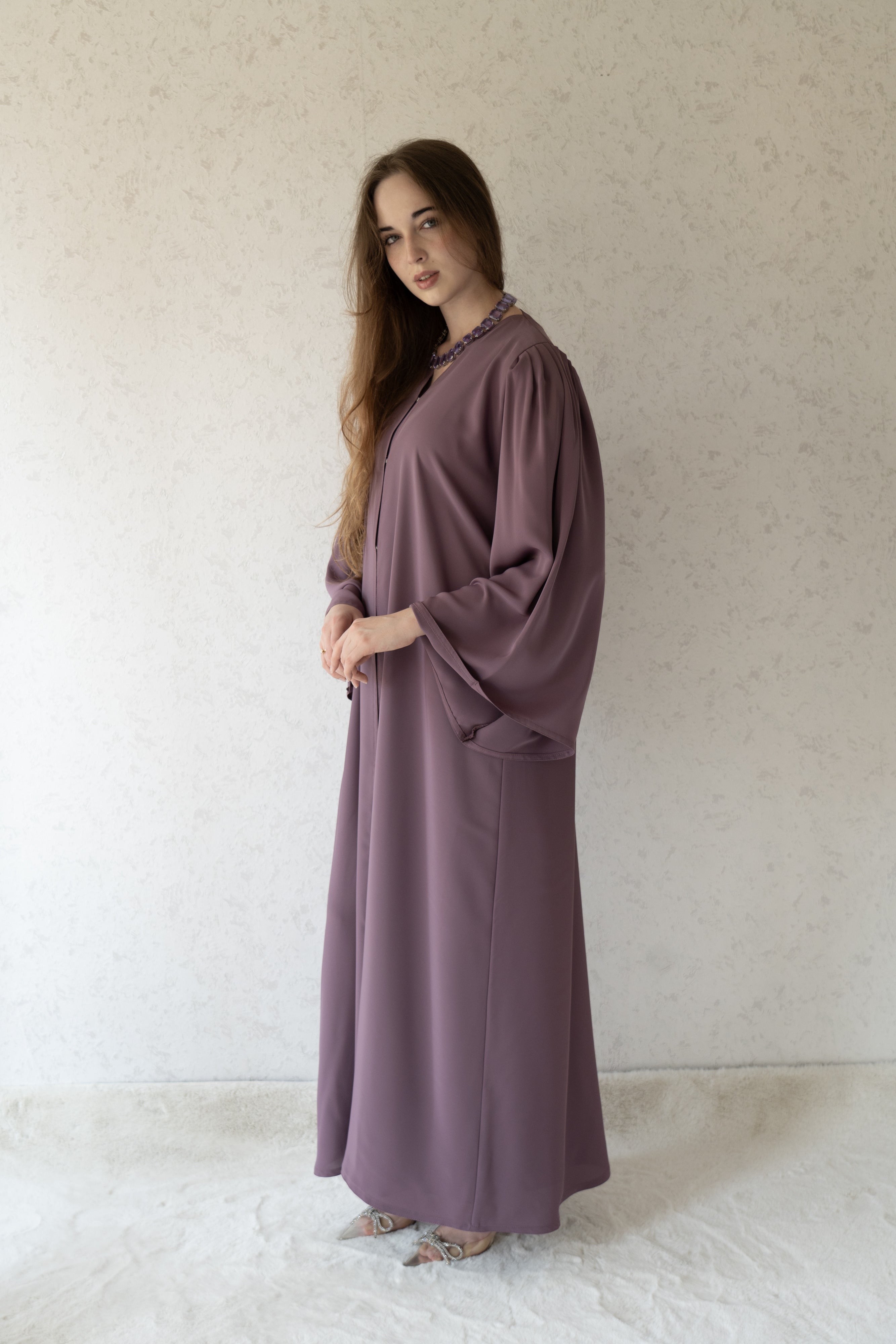 Purple Charm Abaya