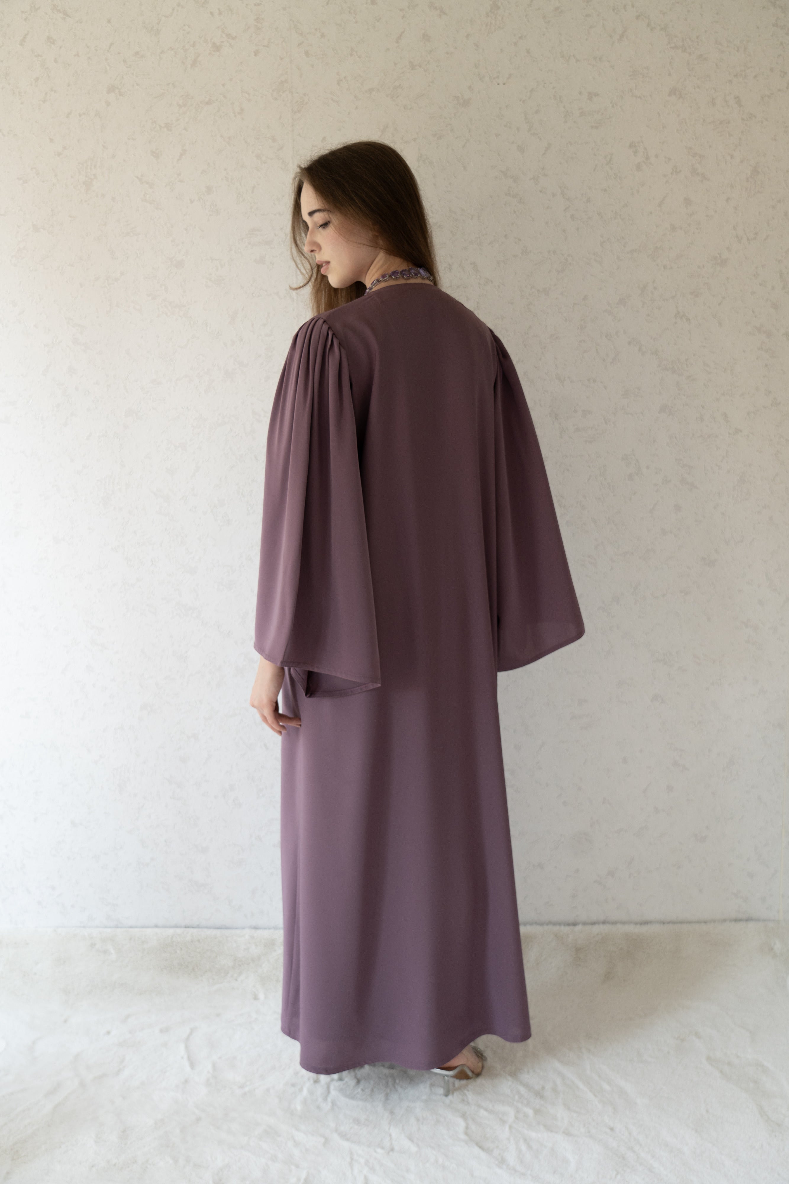 Purple Charm Abaya
