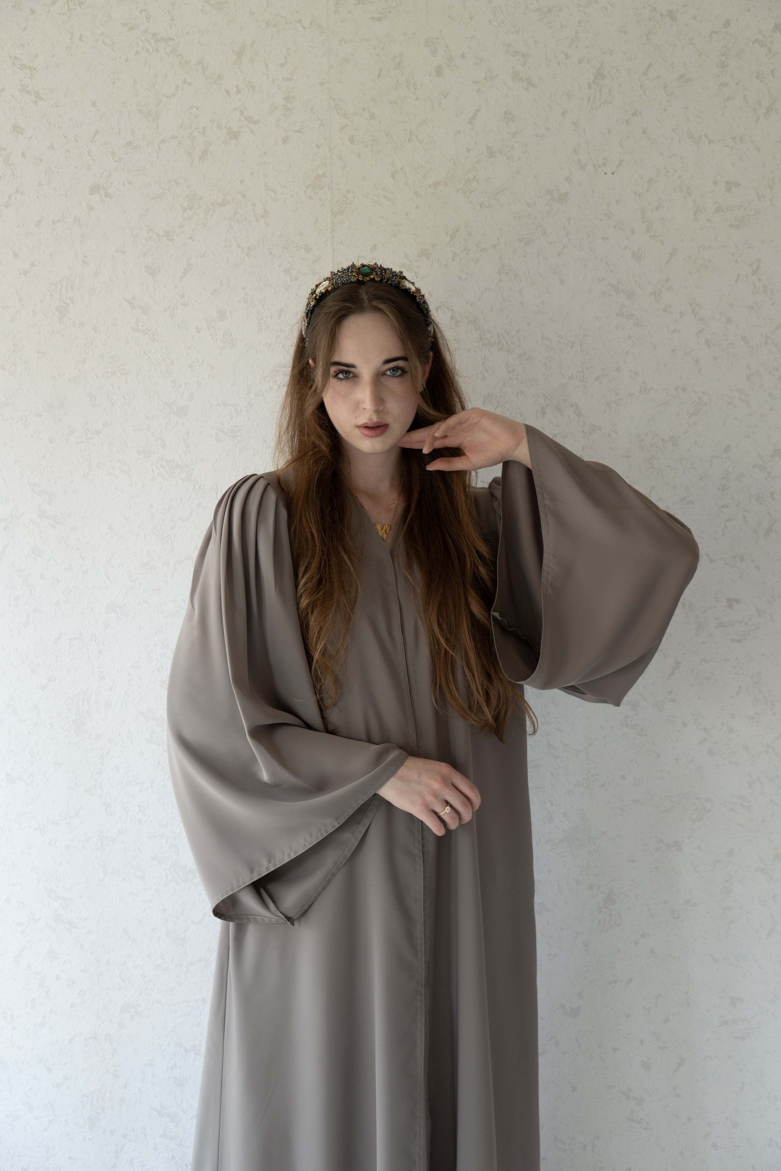Chic Sage Green Abaya