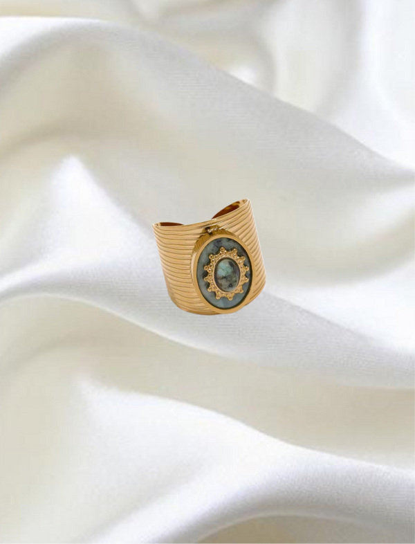 Vintage Green Ring| Adjustable