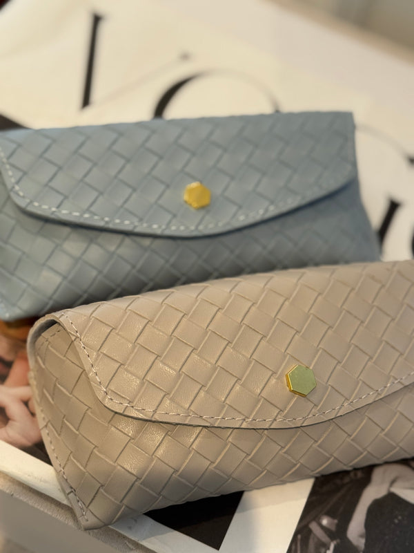 Blue Tea Small Square Sunglasses – UV400