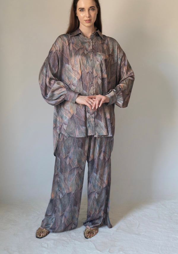 Luxe Leaf Affair Coord Set